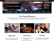 Tablet Screenshot of pavekmuseum.org